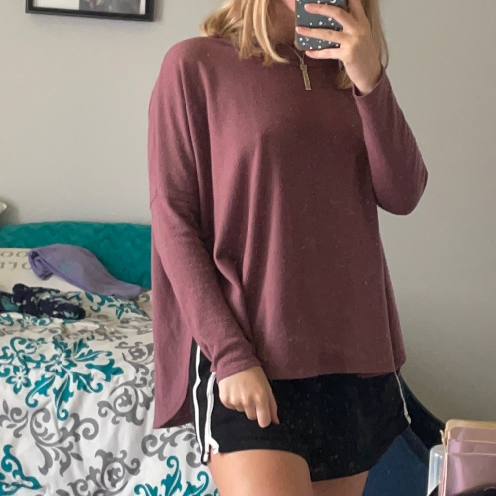 Dark mauve sweater